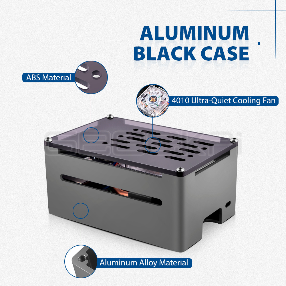 GeeekPi  Aluminum Brick Case B - Argon One V3 M.2 Nvme Case review and price