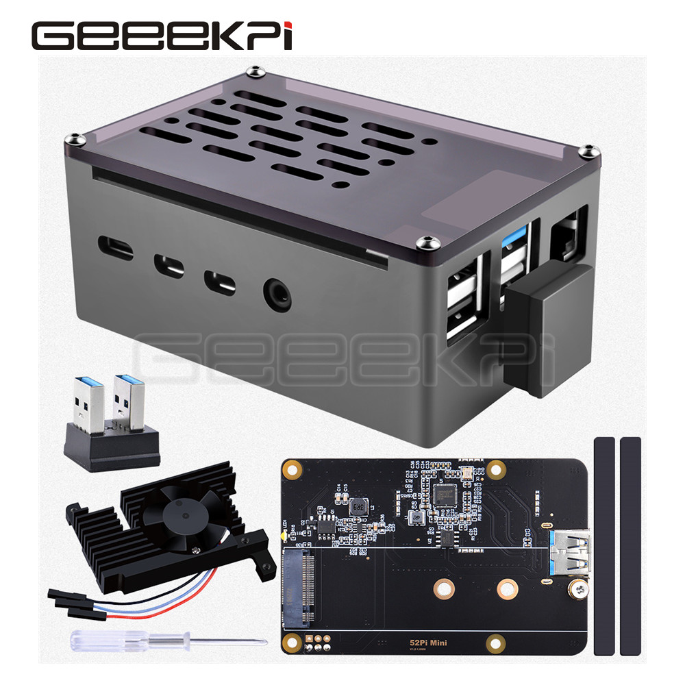 GeeekPi  Aluminum Brick Case B - Argon One V3 M.2 Nvme Case review and price