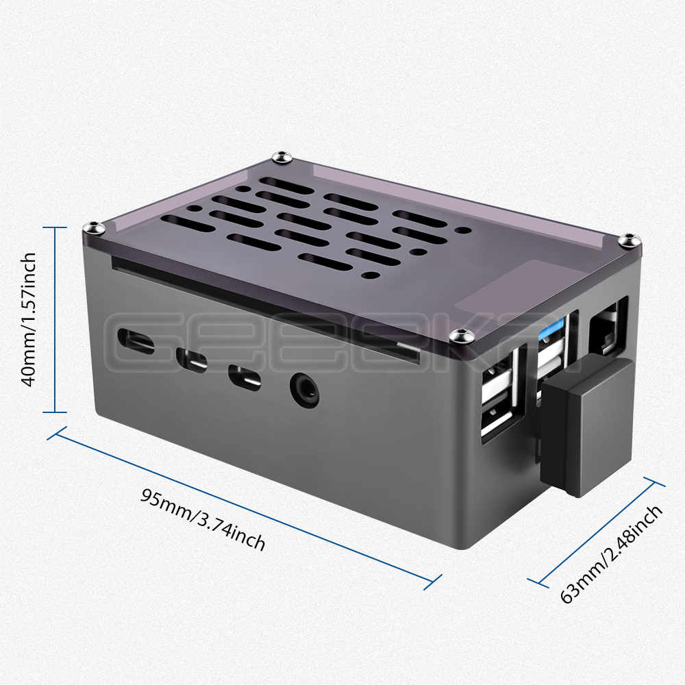 GeeekPi  Aluminum Brick Case B - Argon One V3 M.2 Nvme Case review and price